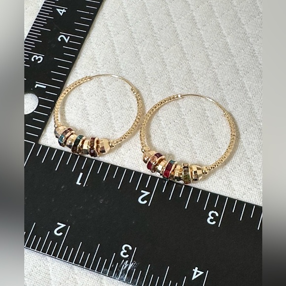Beautiful hoop earrings ✨ - Picture 9 of 11